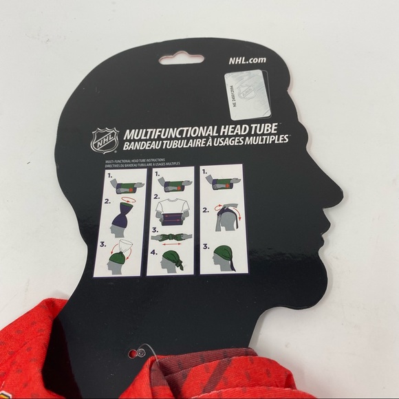 NHL Calgary flames head tube neck gaiter facecover - Picture 2 of 5